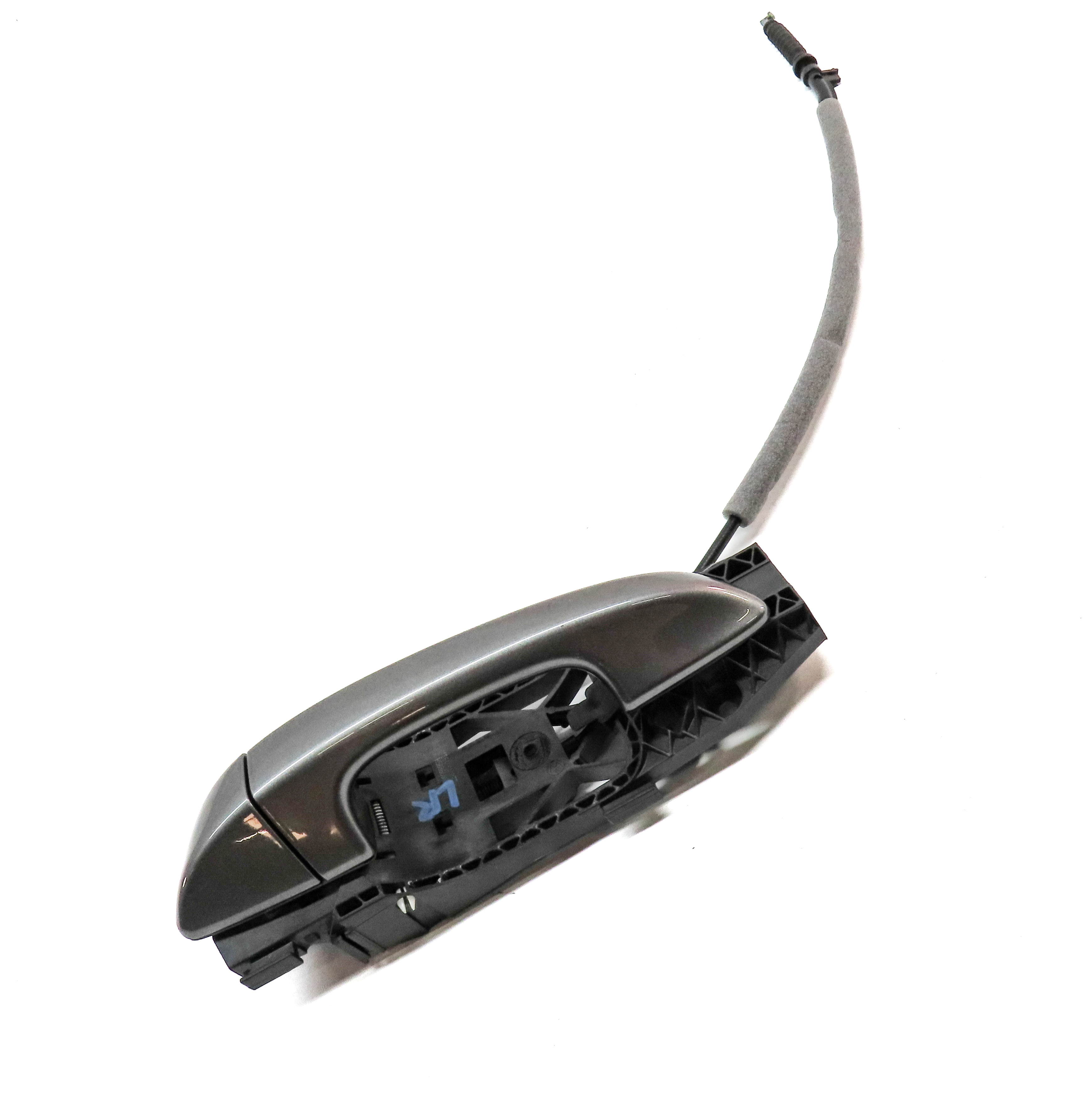 2011-2018 PORSCHE CAYENNE (958) REAR LEFT EXTERIOR DOOR HANDLE (Gray) — exact item pictured